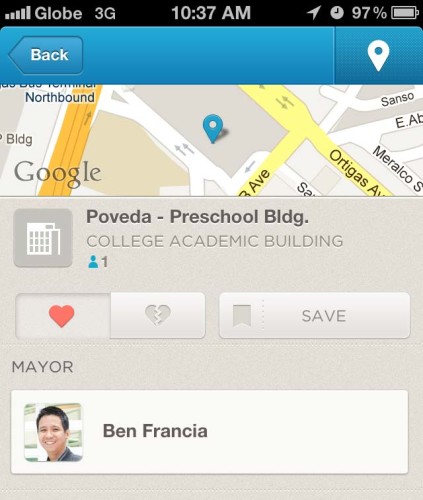 foursquare mayor