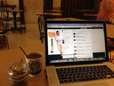 I get most of my income by Selling my Outsourcing Services through my blog